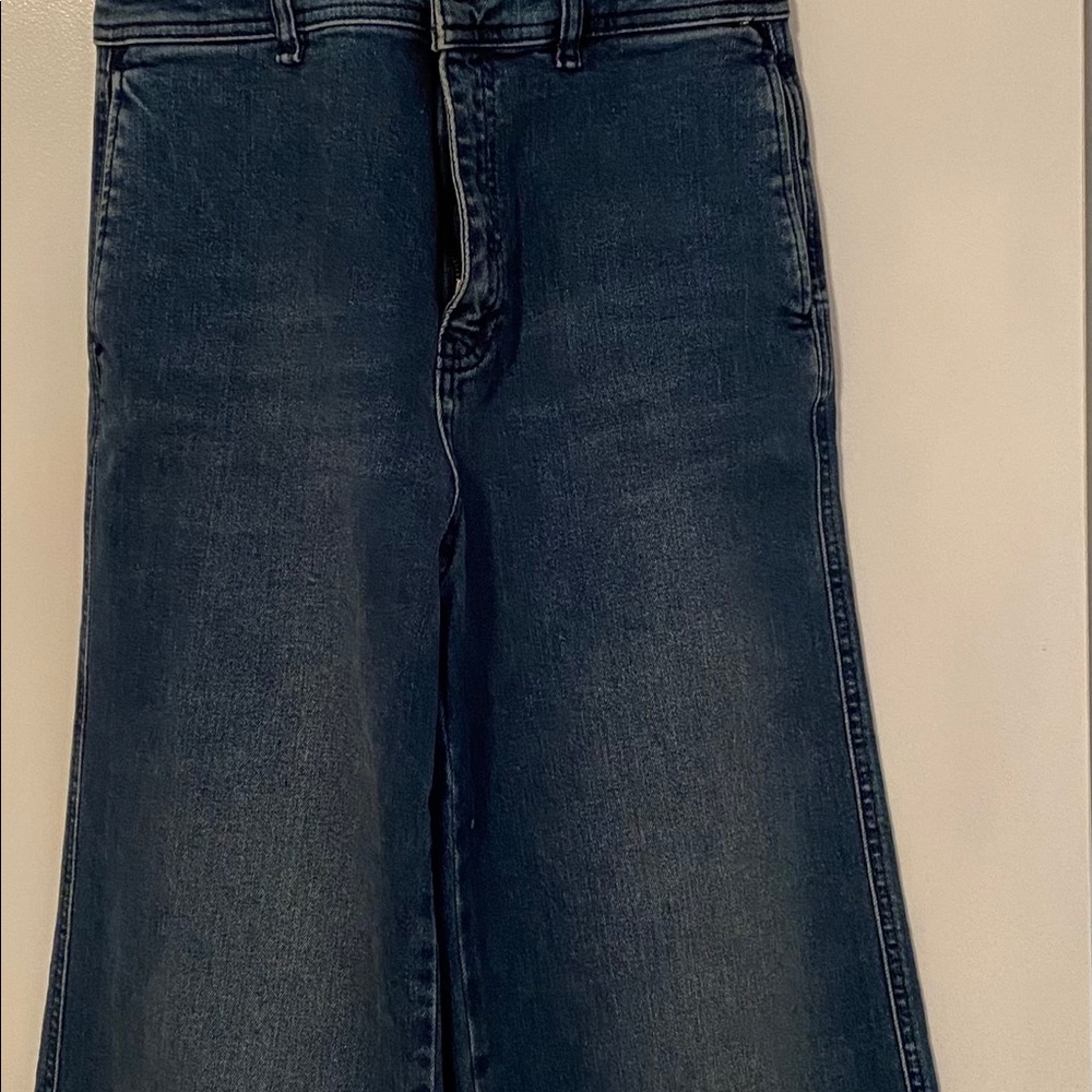 Free people Jean jumpsuit